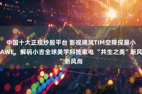 中国十大正规炒股平台 影视飓风TIM空降探展小吉AWE，解码小吉全球美学科技家电 “共生之美”新风尚